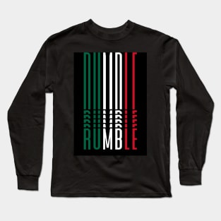 Rumble boxing mexico badge Long Sleeve T-Shirt